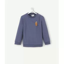 T-shirt bébé garçon en coton biologique bleu avec message –  – Soldes