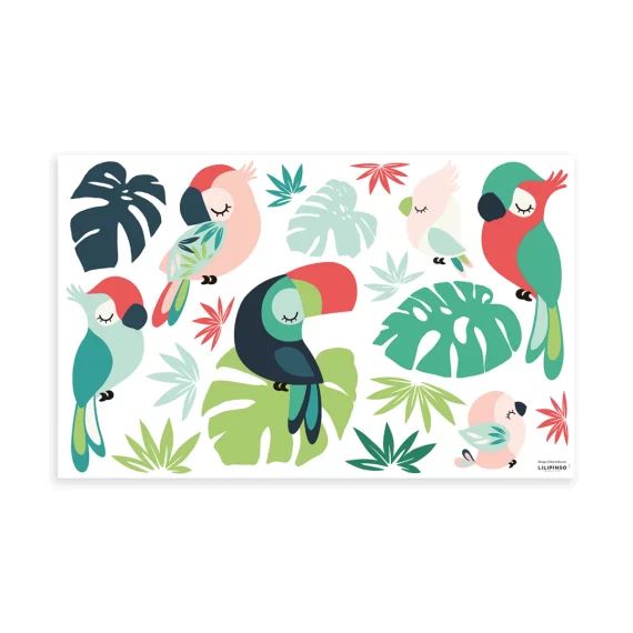 Planche de stickers Tropica