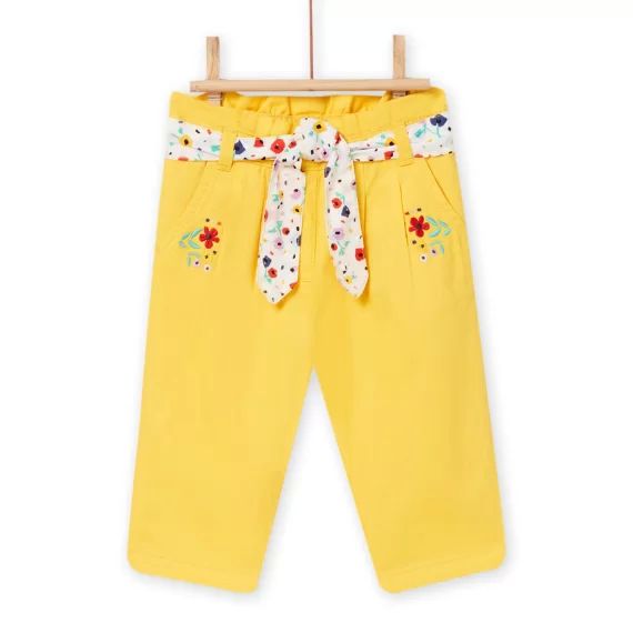 Pantalon Jaune Bébé Fille