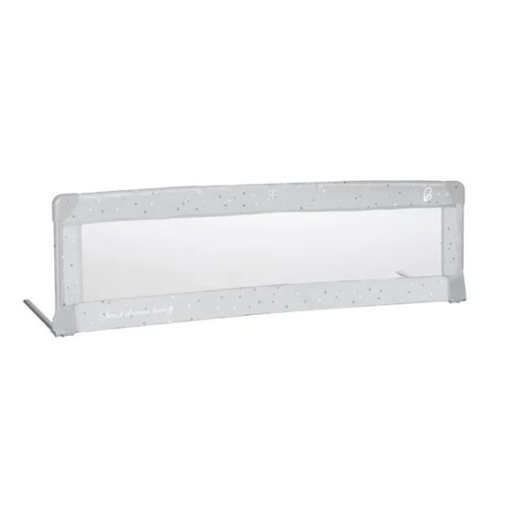 Barrière De Lit 150 Cm Pour Lit Standard Étoilé Gris Clair