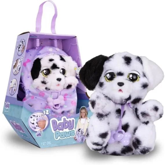 Peluche Baby Paws – mon bébé chien, Cocker – IMC Toys rose