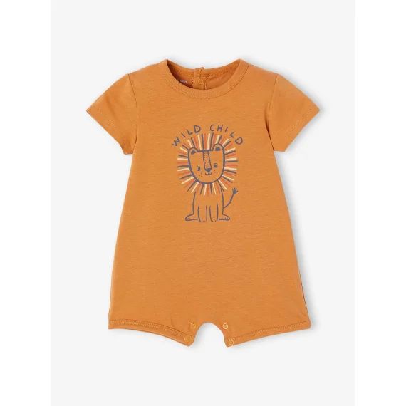 Combishort bébé Basics caramel