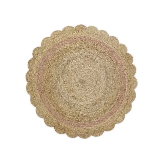 Tapis rond en jute Neha Nude (140 cm)