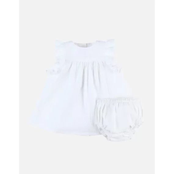 Ensemble Cérémonie Robe + Bloomer Blanc