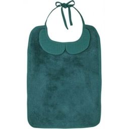 Bavoir à nouer Soft Bambou vert paon