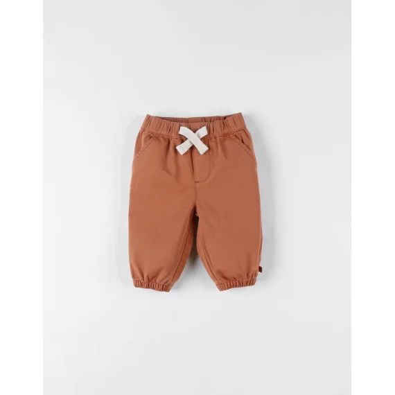Pantalon En Twill Marron