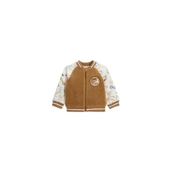 Veste Teddy Bébé En Sherpa Lamascotte Marron