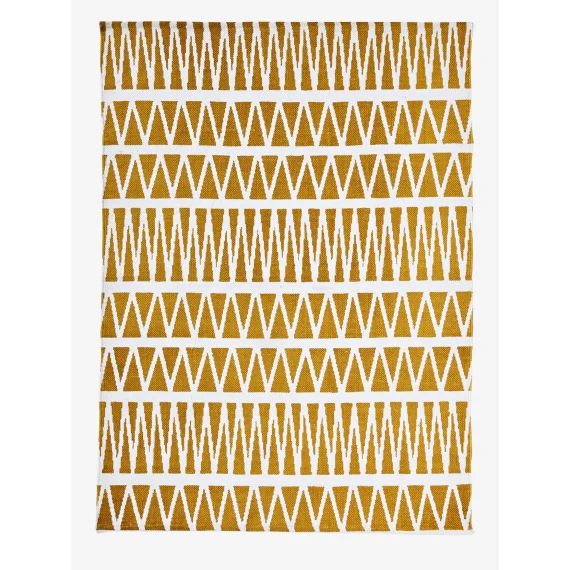 Tapis Savana jaune imprimé