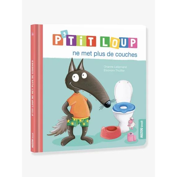 Livre P&rsquo;tit Loup ne met plus de couches AUZOU vert