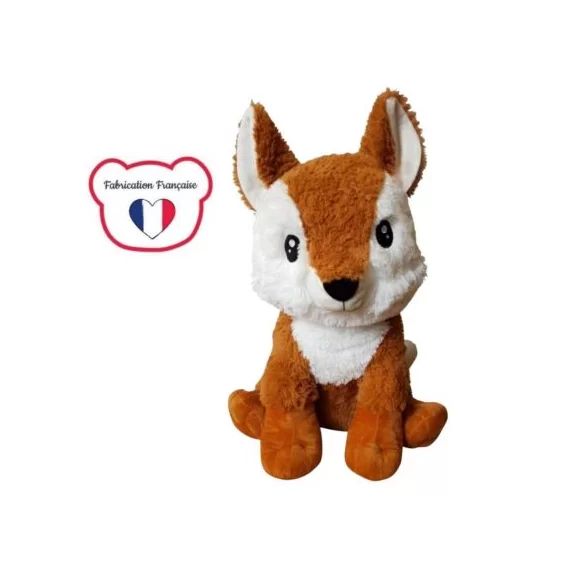Peluche Made in France Gaspard le renard (50 cm)