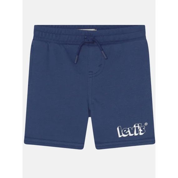 Short Taille Élastique Bleu Foncé
