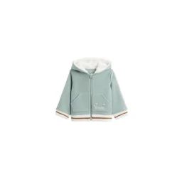 Sweat-shirt À Capuche Bébé En Molleton Alma Bleu