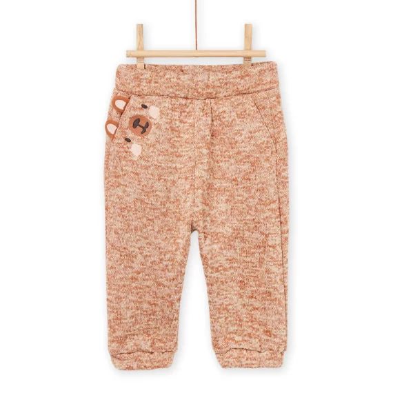 Jogging En Maille – Beige