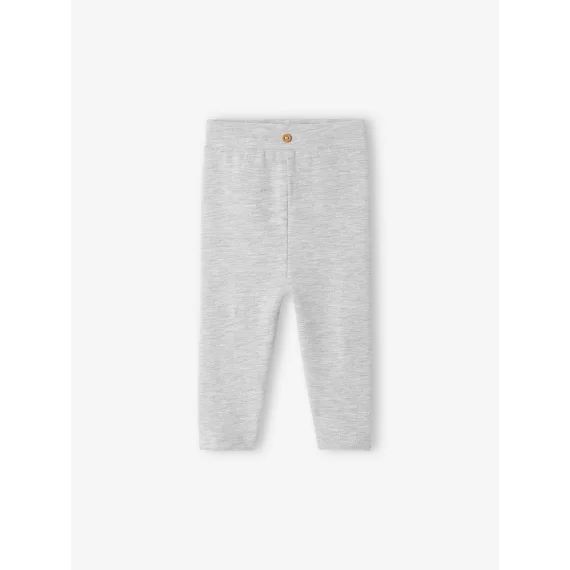 Legging bébé coton biologique gris chiné