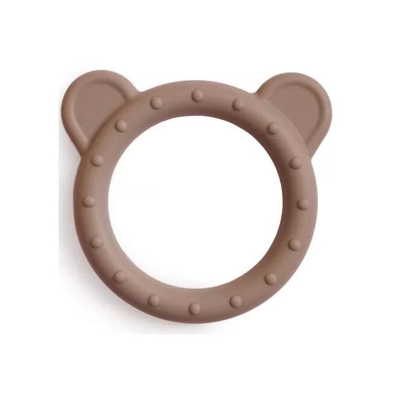 Anneau de dentition en silicone Bear Natural