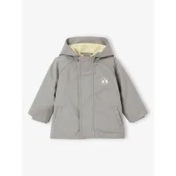 Parka 3 en 1 mi-saison bébé avec gilet sans manches en sherpa amovible vert sauge
