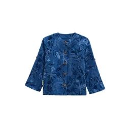 Chemise Bébé En Gaze De Coton Gamboa Bleu
