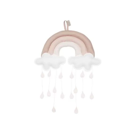 Déco à suspendre Arc-en-ciel rose