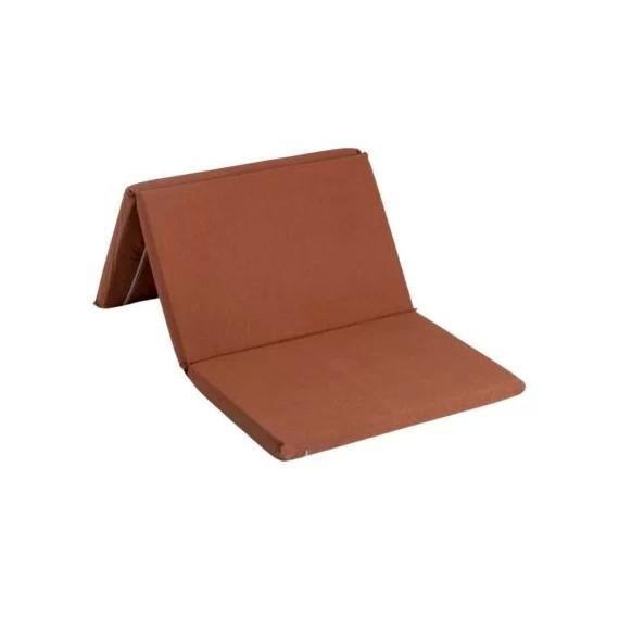 Matelas de voyage pliant terracotta (60 x 120 cm)