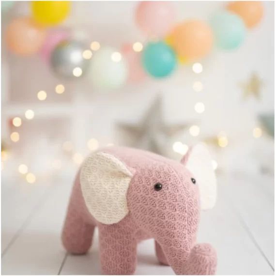 Peluche mini Éléphant amigurumi