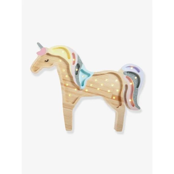 Lampe veilleuse Licorne LITTLE LIGHTS bois