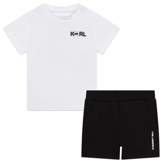 Ensemble T-shirt et short Garçon Blanc