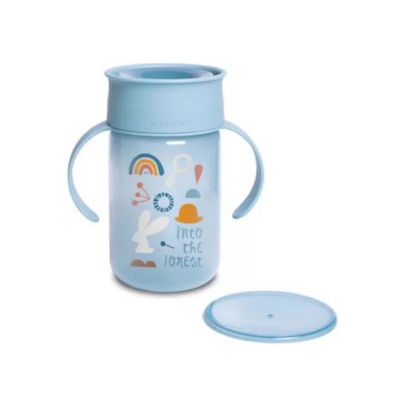 Tasse d&rsquo;apprentissage 360° Into the forest bleu (340 ml)