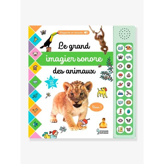 Le grand imagier sonore des animaux – LAROUSSE blanc