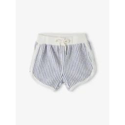 Lot de 4 shorts en éponge naissance bleu chambray