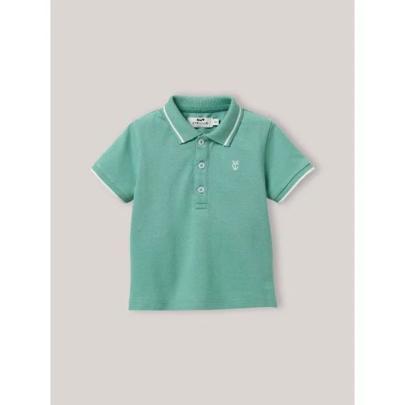 Polo En Maille Piquée En Coton Biologique Chlorophyle