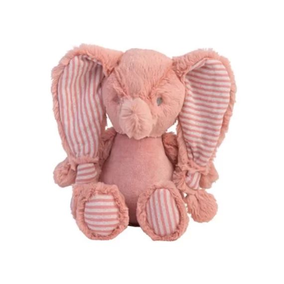 Peluche éléphant Emily rose (24 cm)
