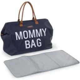 Sac à langer à anses Mommy bag bleu marine