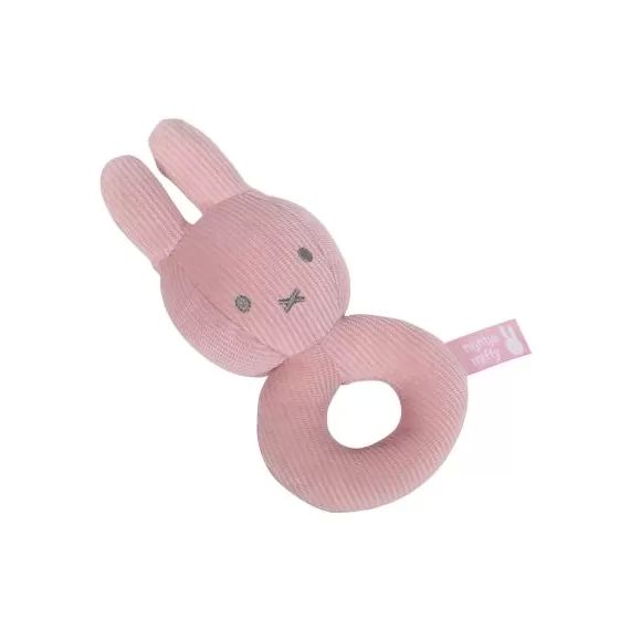 Anneau hochet Miffy rose