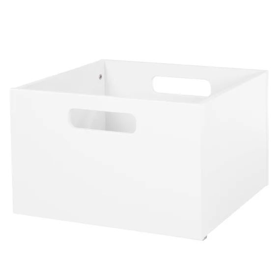 Boîte De Rangement En Bois Pour Les Jouets Blanc