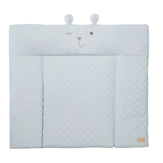 Matelas À Langer Déperlant À Tête D&rsquo;ourson Roba Style Bleu Clair