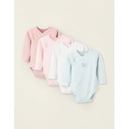 Pack 4 Bodies De Coton Multicolore