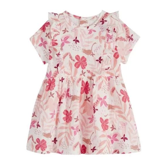 Robe Bébé Fille En Gaze De Coton Lipsi Rose