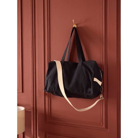 Sac Week-end En Toile Unie Marine