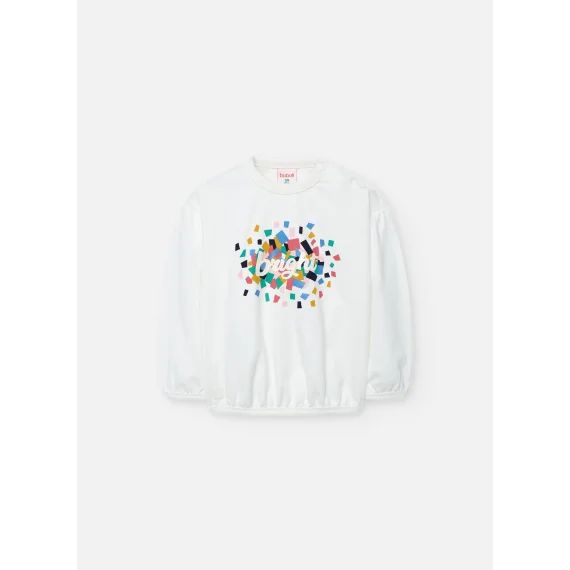 Sweat En Molleton Blanc