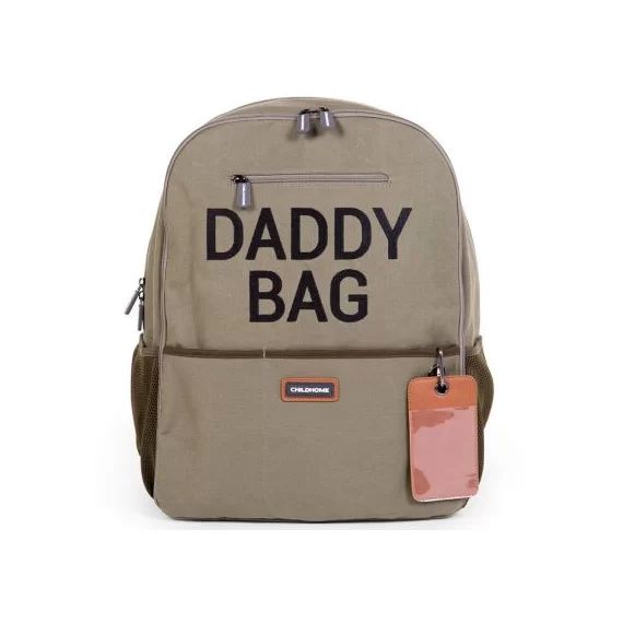 Sac à dos à langer papa Daddy Bag toile kaki