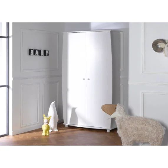 Armoire Bébé Médéa Blanc
