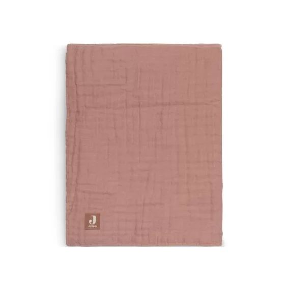 Couverture en coton froissé Rosewood (75 x 100 cm)