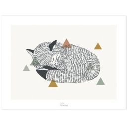 Affiche le renard (30 x 40 cm)