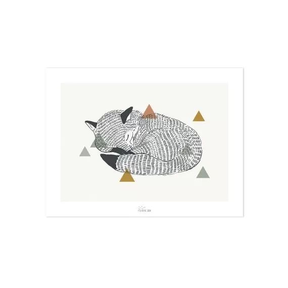 Affiche le renard (30 x 40 cm)