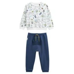 Ensemble Sweat Et Pantalon Bébé Garçon Yakutat Bleu