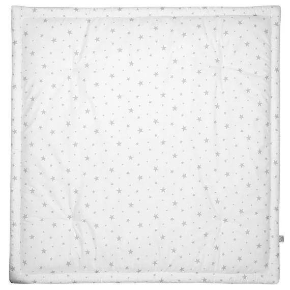 Tapis De Parc Tapis D&rsquo;éveil Réversible Stella Stella, Imprimé Étoiles Blanc,