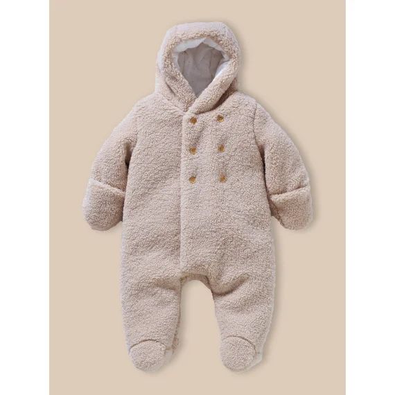 Combi-pilote En Sherpa Effet Peluche Beige Clair