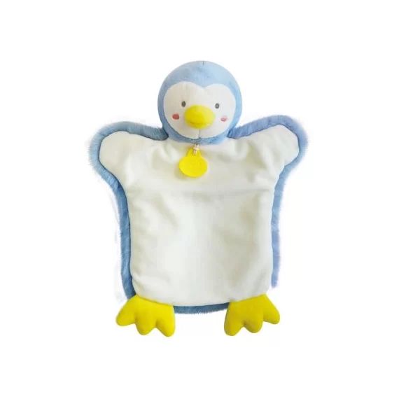 Doudou marionnette Pingouin