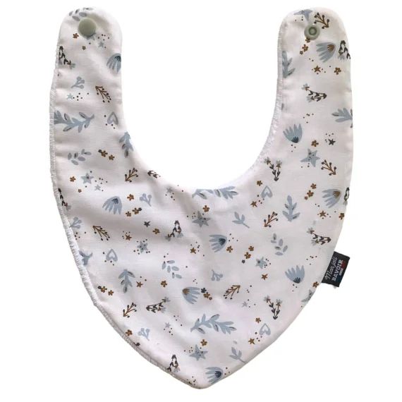 Bavoir Bandana Feuilles D&rsquo;hiver