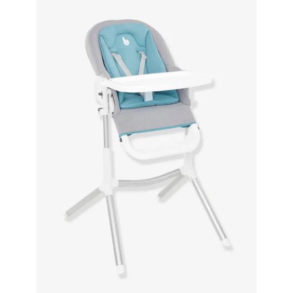 Chaise haute Slick 2 en 1 BABYMOOV blanc bleu gris